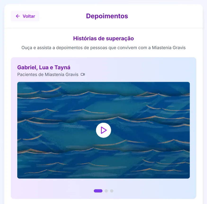Webapp para exposição interativa | Campanha Miastenia Gravis, imagem 4