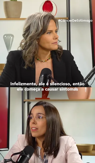 Campanha Tudo o que você precisa saber sobre o Câncer de Estômago com Maria Cândida e Dra. Renata D'Alpino, imagem 2