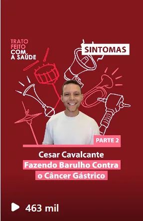 Campanha Fazendo Barulho Contra o Câncer Gástrico com Cesar Cavalcante, imagem 2